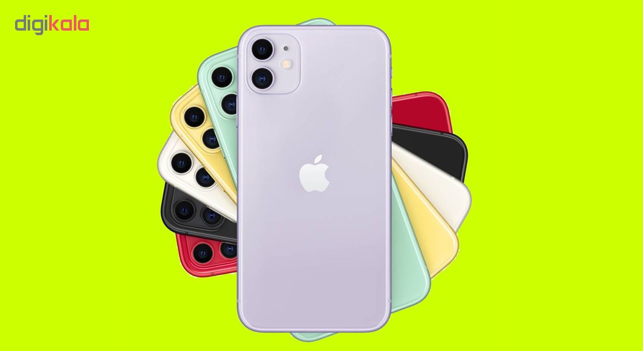 گوشی موبایل اپل مدل iPhone 11 LL/A تک سیم‌ کارت ظرفیت 128 گیگابایت و رم 4 گیگابایت